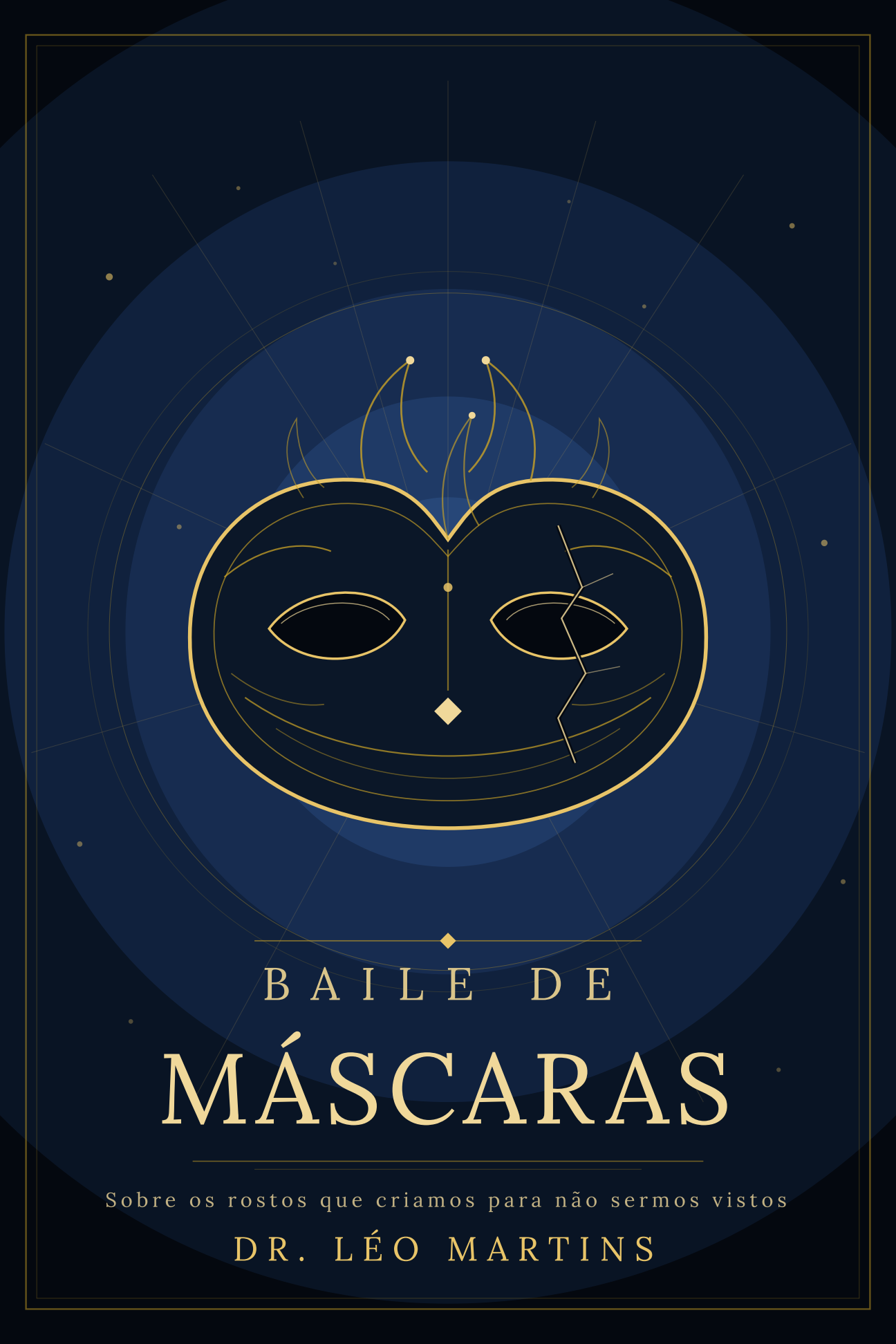 Capa original do livro Baile de Máscaras, de Dr. Léo Martins
